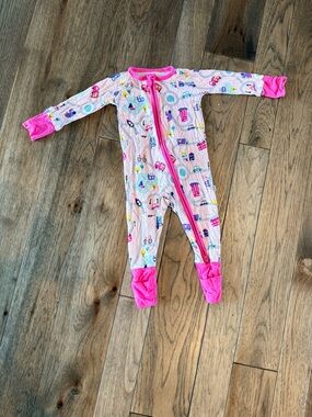 Little Sleepies Pink Road Trip Zippy